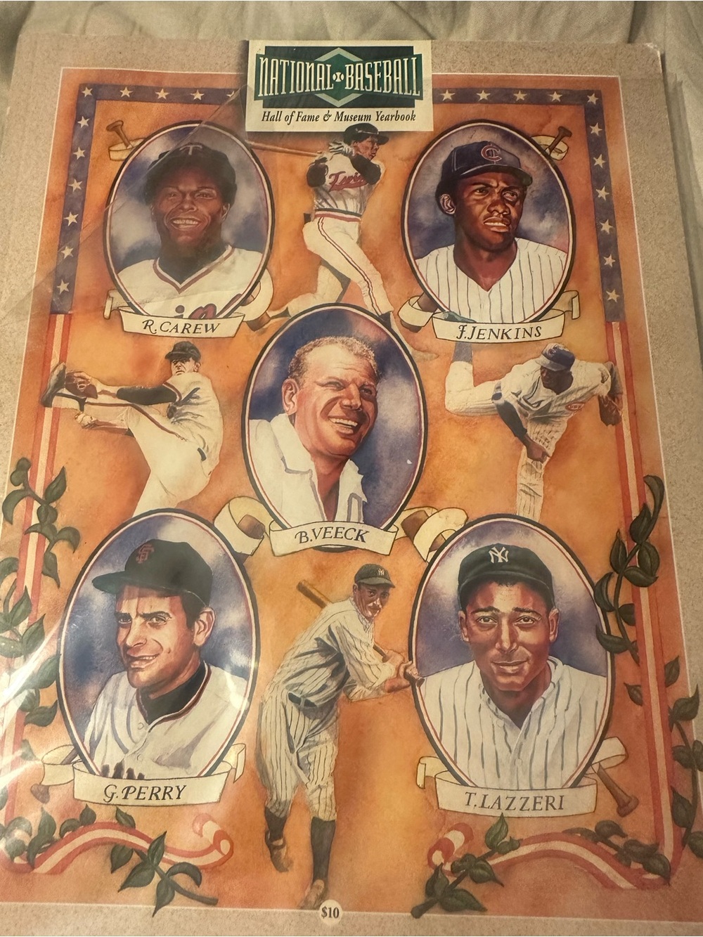 Hall of Fame Museum Yearbook 1991 rod carew Tony lazzeri rare book